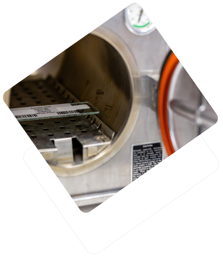 Pharmaceutical label being tested